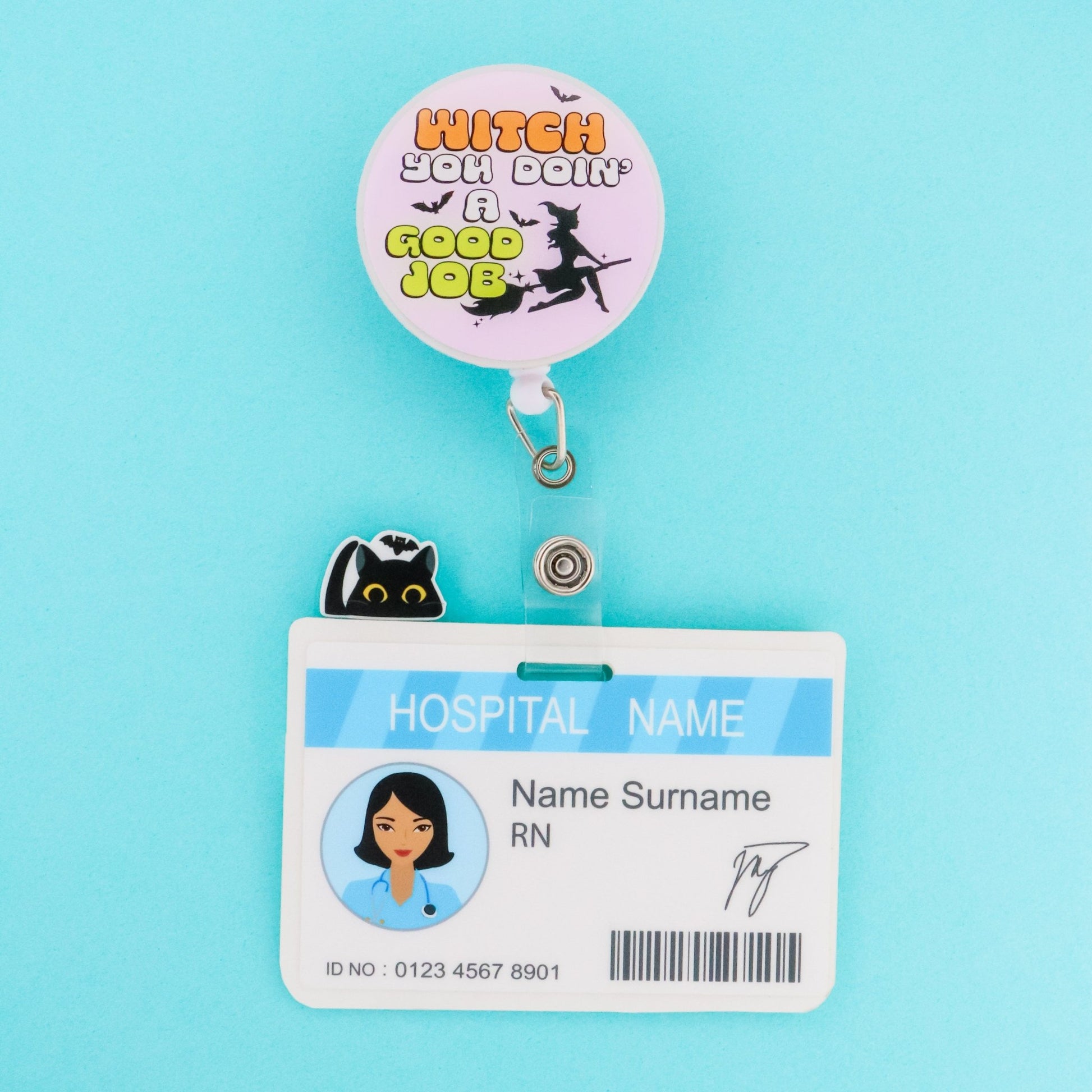 Badge Reel - Witch - Acclaim Status CoAcclaim Status CoAlligator Clip