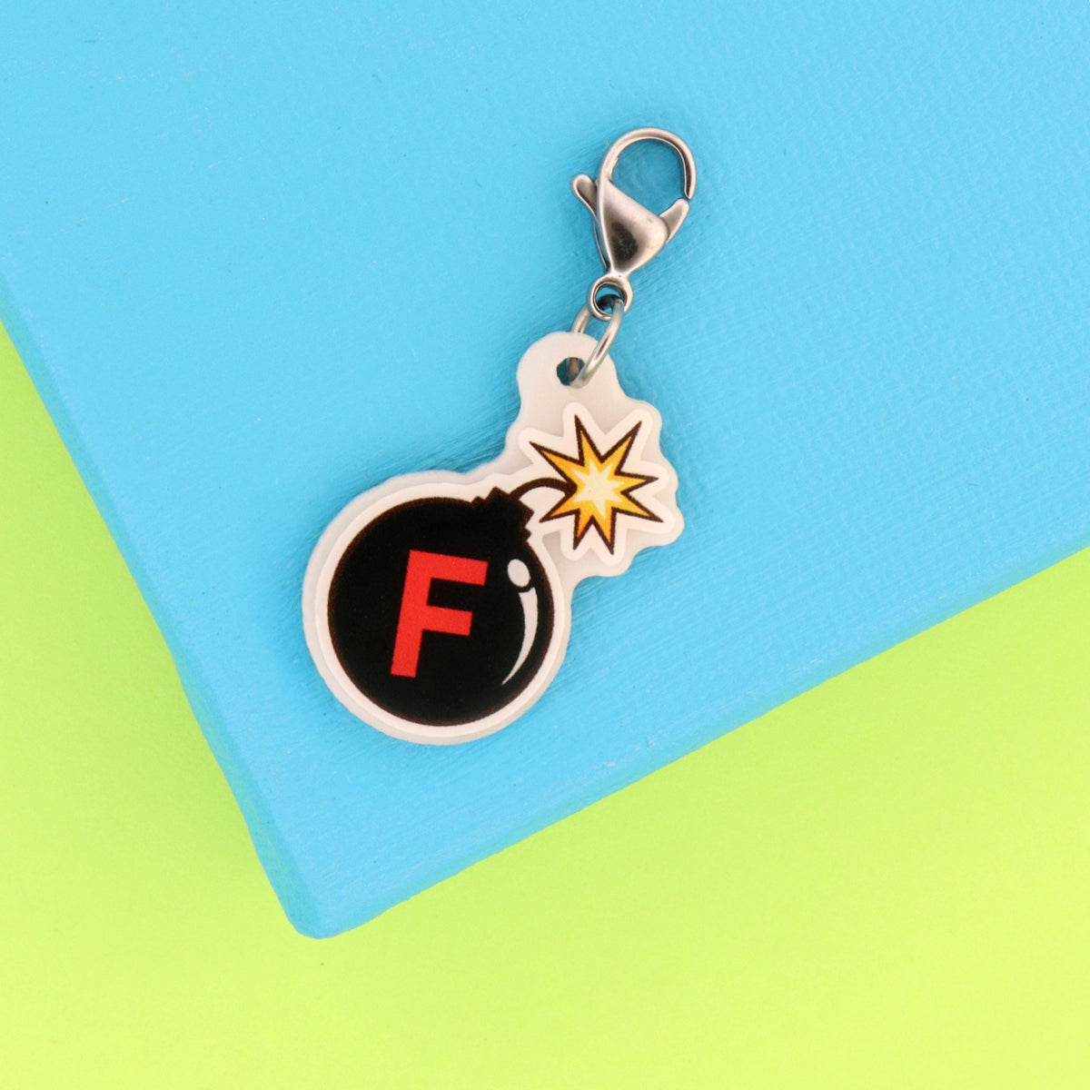 F Bomb Badge Charm, Funny Nurse Gift, Healthcare Worker Humor