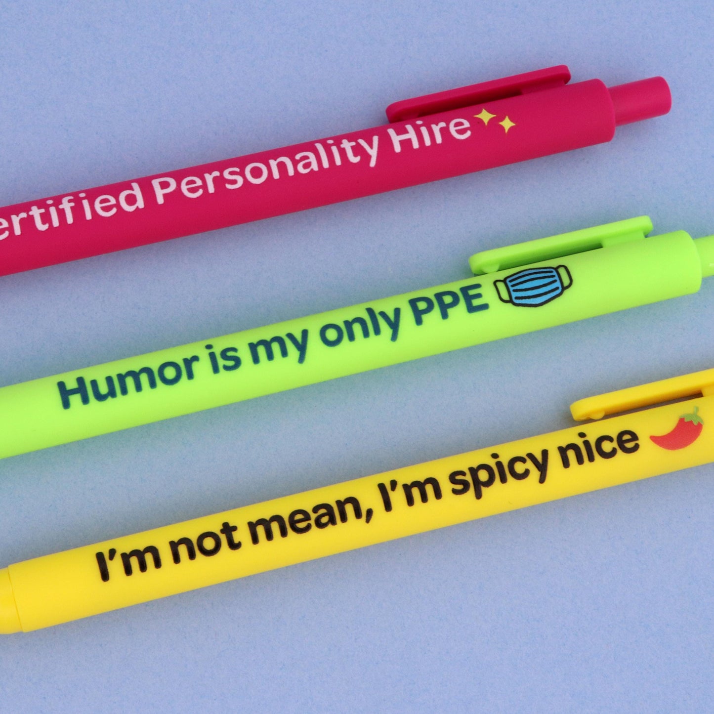 Sarcastic Nurse Pen Set, Funny RN Gift, Black Ink Ballpoint Pens