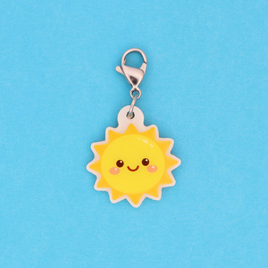 Smiley Sun Nurse Dangle Charm I RN Gift | Retro Healthcare Gift