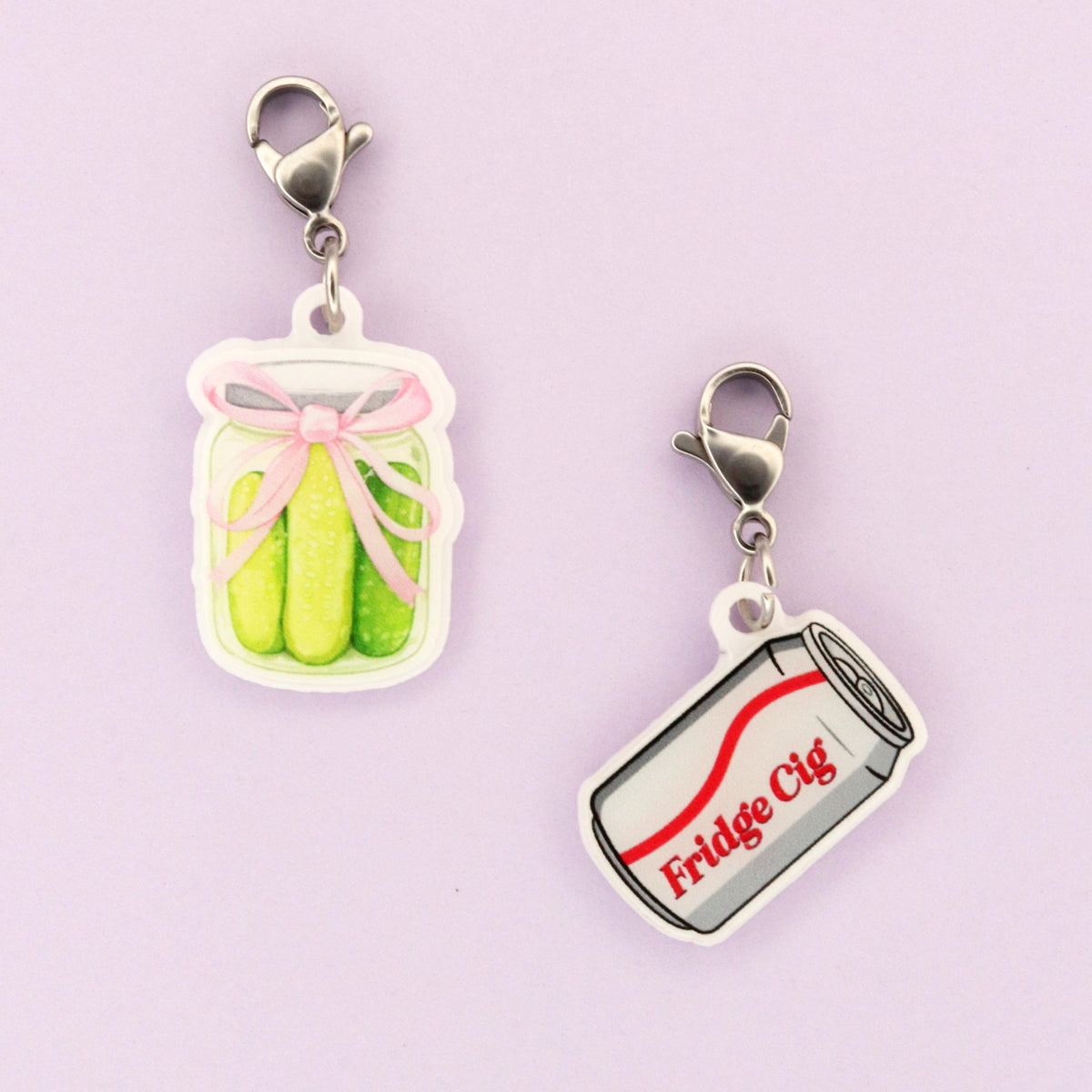 Badge Reel Charms: Junk Food