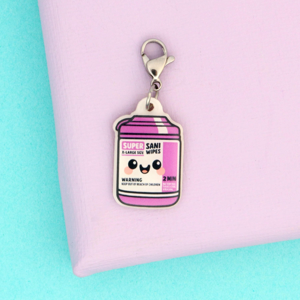 Interchangeable Medical Badge Charm: Sani Wipes