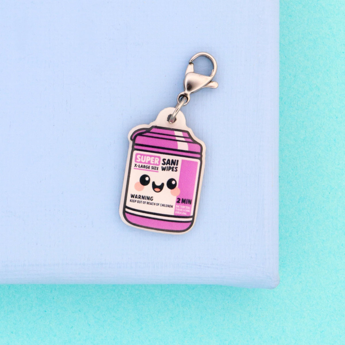 Interchangeable Medical Badge Charm: Sani Wipes