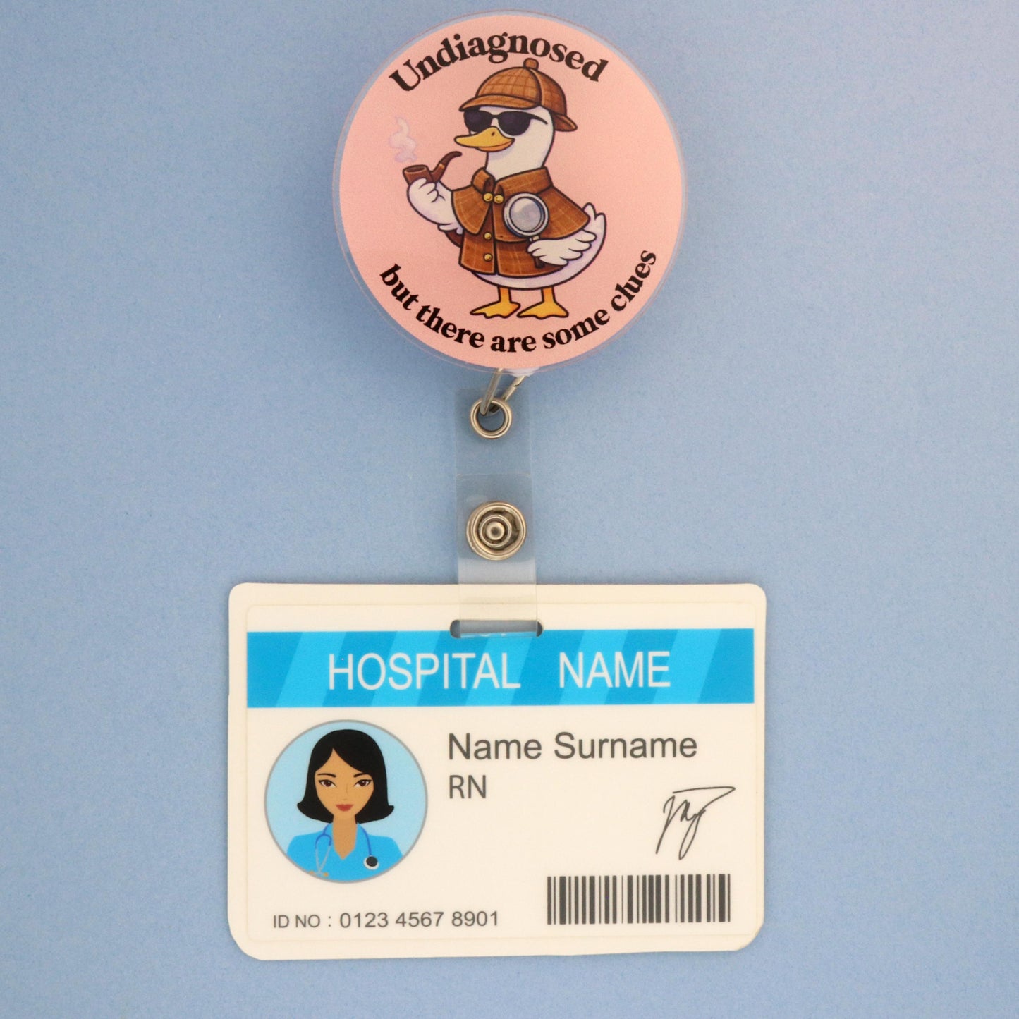 Funny Badge Reel, Undiagnosed But There Are Some Clues