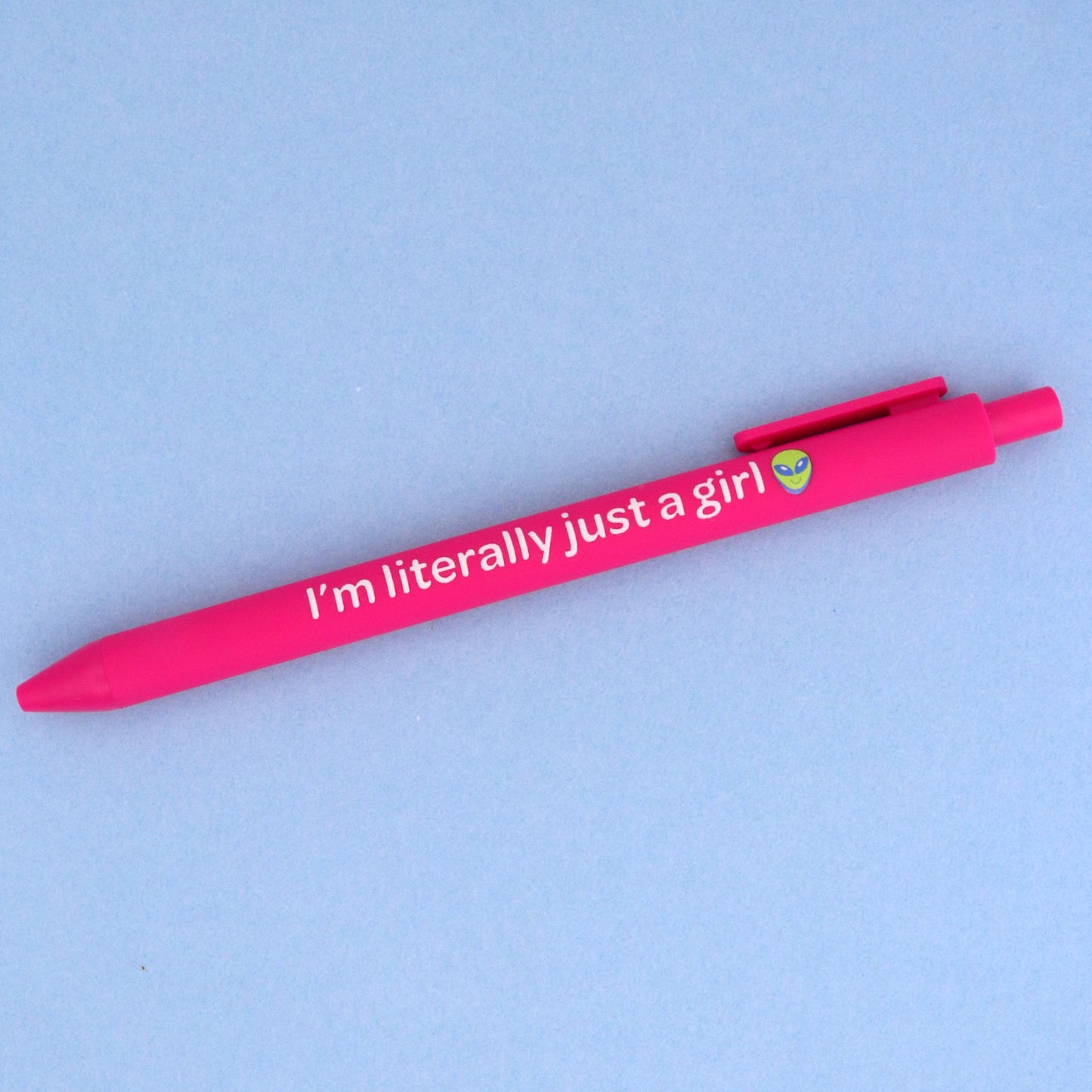 Nurse Pens 3 Pack | Just a Girl, Black Ink, Retractable Grip