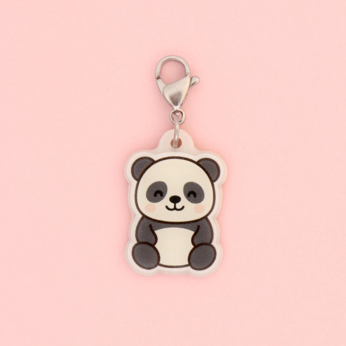 Kawaii Panda Badge Charm