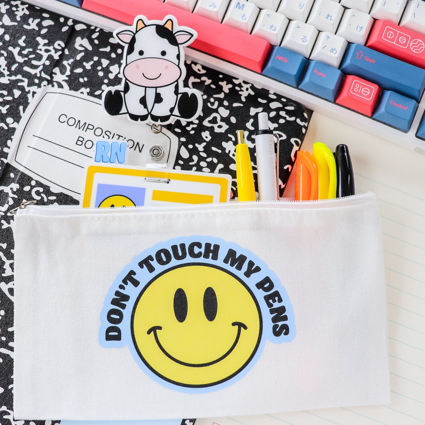 Funny Pen Bag - Don't Touch My Pens - Acclaim Status Co Acclaim Status Co