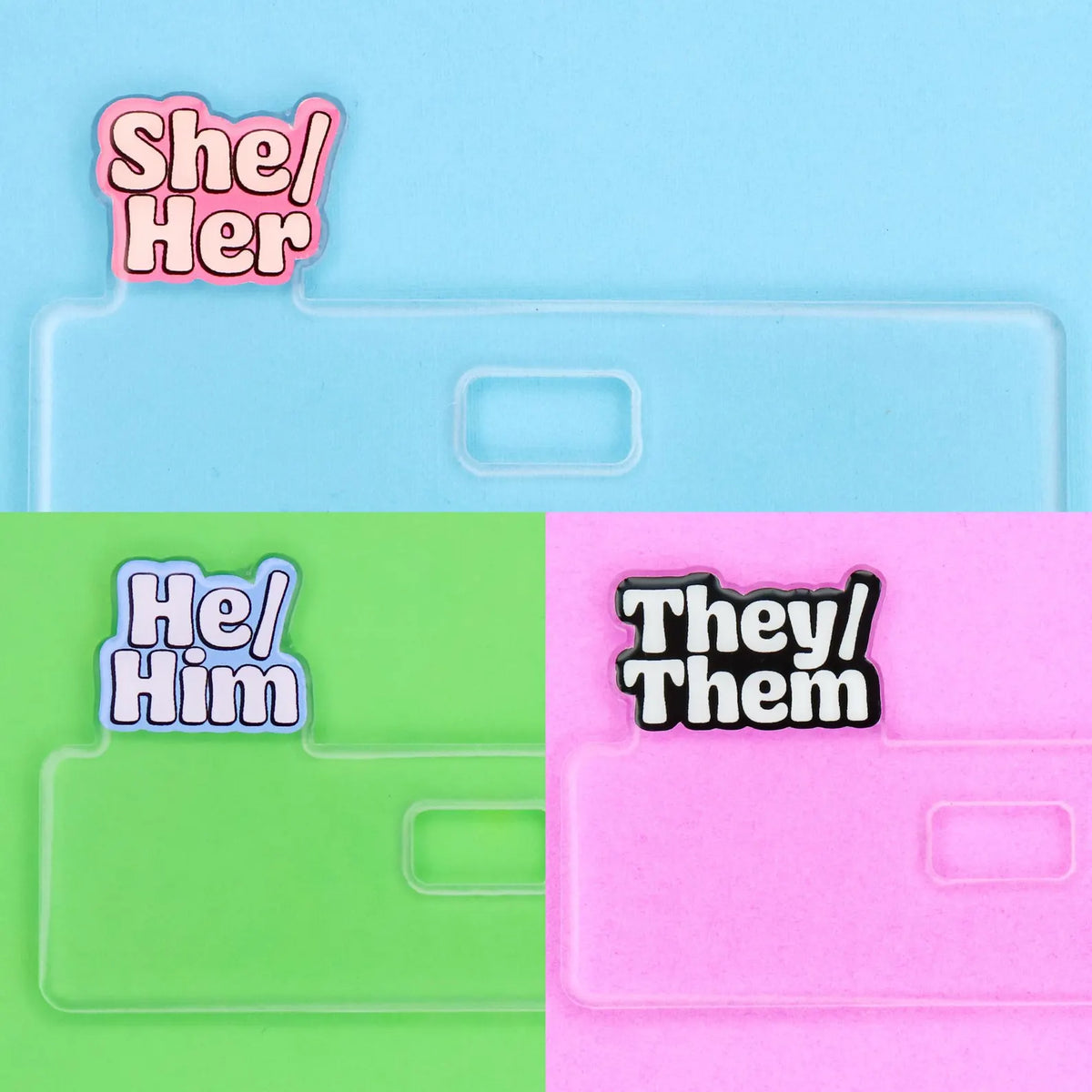 Badge Topper - Pronouns