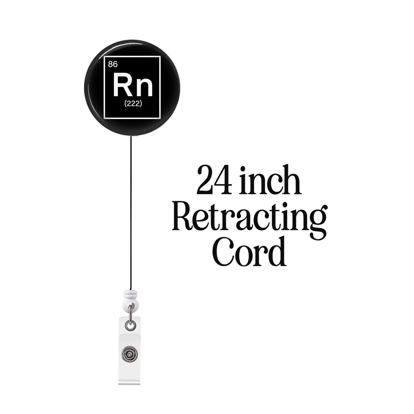 Nurse Badge Reel - RN ER Gift Medical Funny Nursing ID Retractable Badge Holder Nursing - Acclaim Status Co Acclaim Status Co Belt Clip